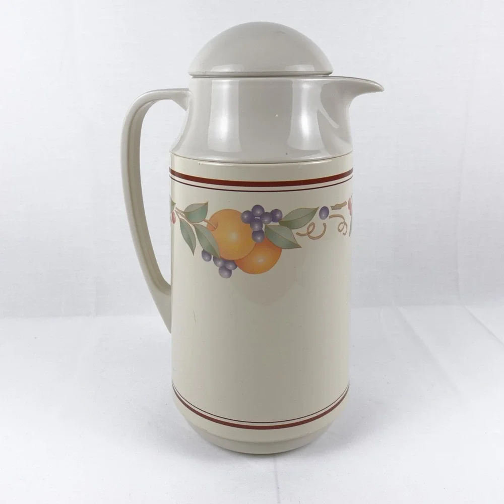 Corning Ware Corelle Abundance Thermique 1 Qt Hot/Cold Carafe Thermos Pitcher